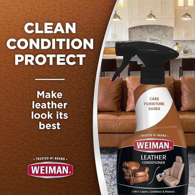 Weiman Leather Cleaner Conditioner & Protector - Image 2