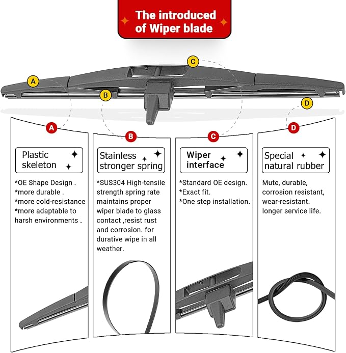 Windshield Wiper Blade Set Replacement - Image 6