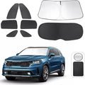 TINGLU Window Shades for Kia Sorento 2016 2017 2018 2019 2020 Accessories Car by TINGLU