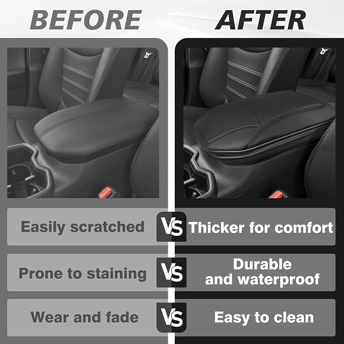Muslogy Center Console Armrest Cover Compatible - Image 6