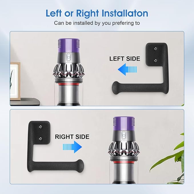 2 Pack Easy Access Cordless Vacuum Wall Mount Holder – Heavy Duty Metal Wall - Image 3