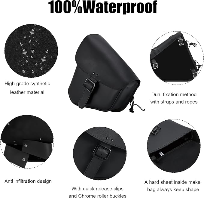 Gargoyle Bells Solo Saddle Bags - Image 2