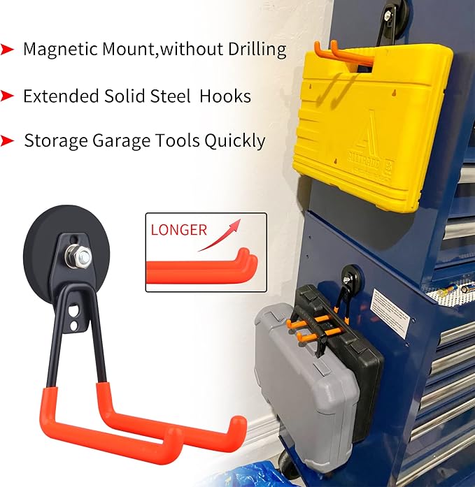 MUTUACTOR Magnetic Hooks, Garage Organization - Image 4