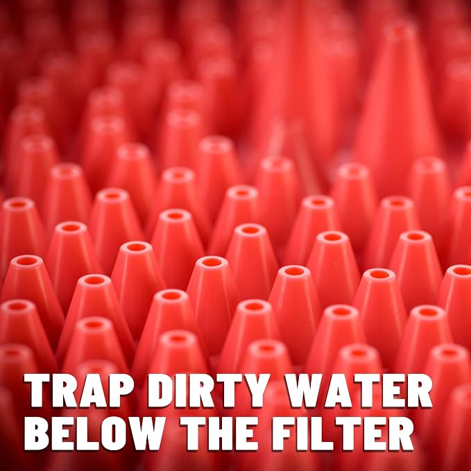 Chemical Guys Cyclone Dirt Trap Car Wash Bucket Insert Red Color - Image 4