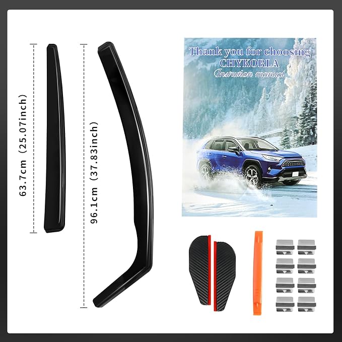 in Channel Auto Rain Guards Fit - Image 7