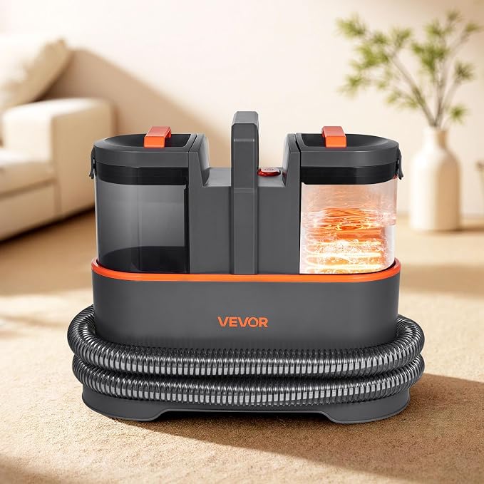 VEVOR Carpet Cleaner Machine, 50.72 oz Clean Water Tank & 27.05 oz Dirty Water - Image 8