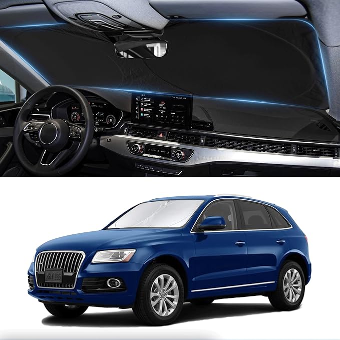Custom fit Audi Q5 Windshield Sunshade by INSAUTO