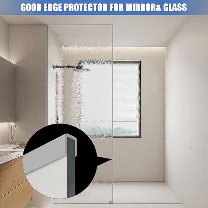 Rubber Edge Trim, Flexible Edge Banding, 3/8" U Channel Protector, Self - Image 6