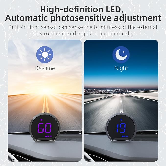 ACECAR Digital GPS Speedometer New HUD Car Head Up Display LCD Display - Image 5