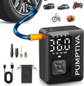 Tire Inflator Portable Air Compressor, 150 PSI Portable Electric Bike Pump Auto by Unknown