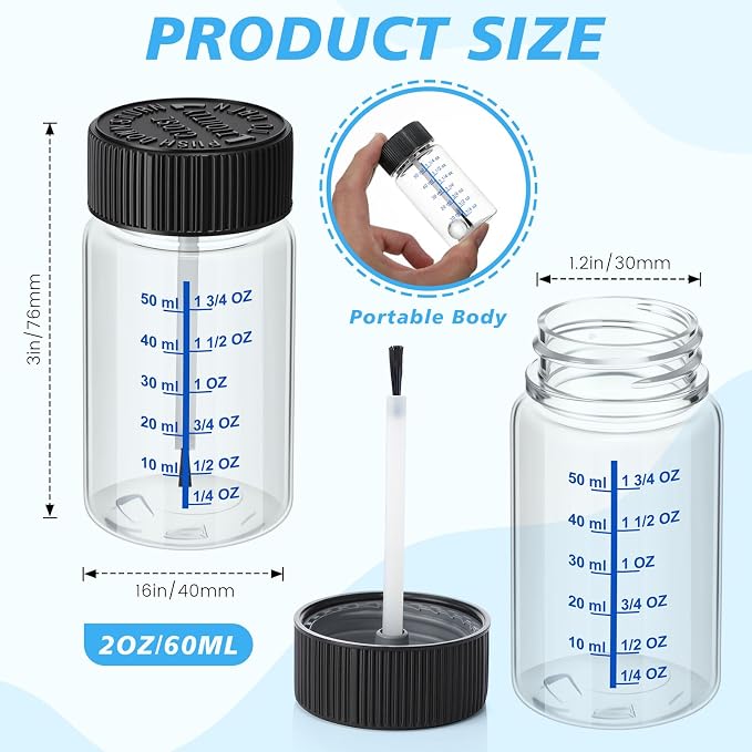 Mumufy 60 Pcs Touch up Paint Bottles - Image 2