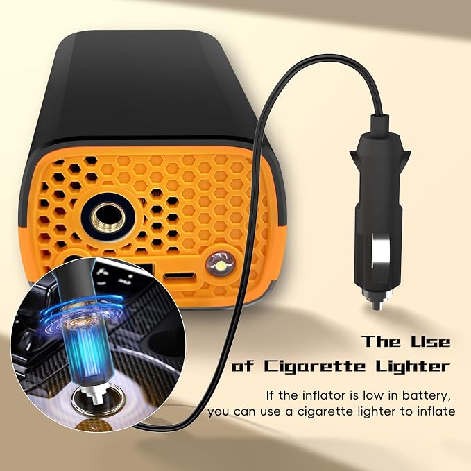 Tire Inflator Portable Air Compressor, Air Pump - Image 5