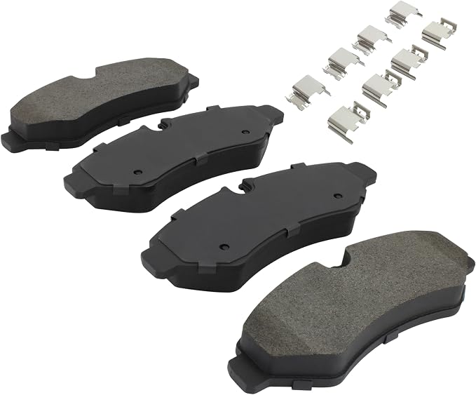 Premium Semi-Metallic Rear Brake Pads Compatible - Image 2