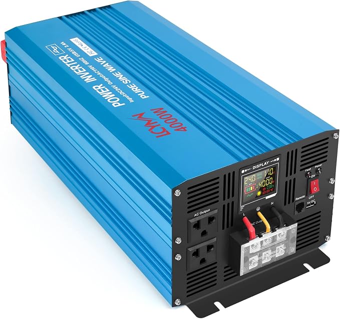 4000 Watt Pure Sine Wave Power Inverter DC 24V to 110/120V AC - Image 8