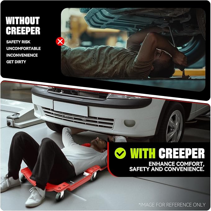 Auto Dynasty 40 Inches Mechanic Creeper, Automotive Garage Repair Low Profile - Image 6