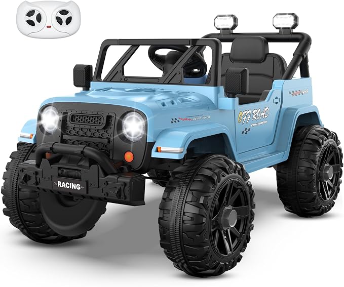 12V Ride On Truck Car with Remote Control, Kids Electric Vehicles with - Image 8