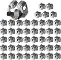 3-H 45 Pack Mop and Broom Holder Wall Mount Big Size Hanging 1 KG Extra by 3-H