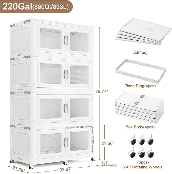 880 Qt Stackable Storage Bin - Image 2