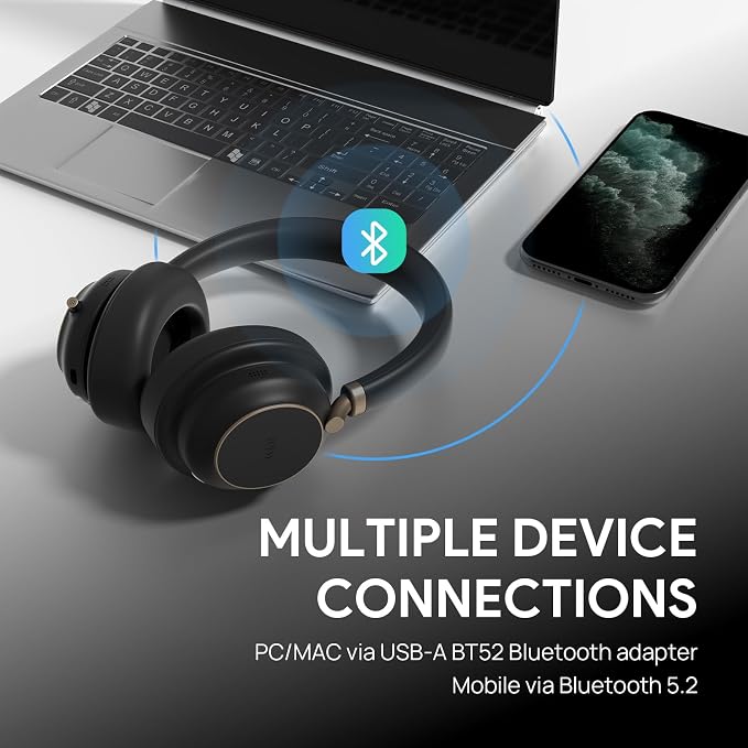 Yealink BH76 Plus Bluetooth Headset, Wireless Headset - Image 7