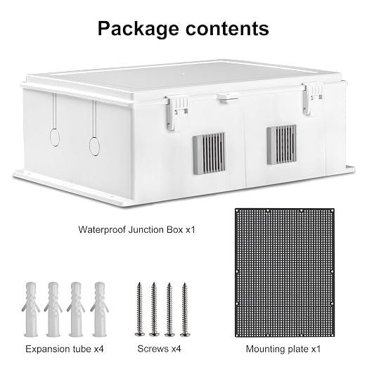 Outdoor Electrical Junction Box, ABS Water Resistant Enclosure - Image 7