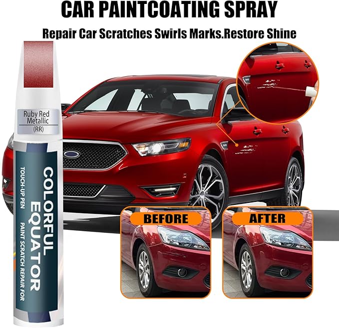 RR Ruby Red Metallic Tricoat Touch Up Paint - Image 2