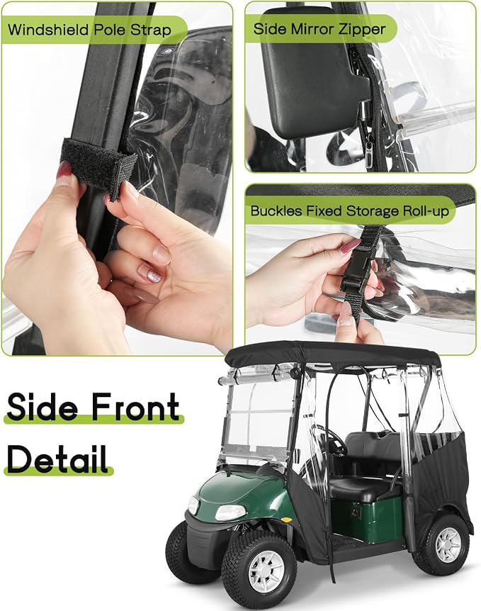 Golf Cart Enclosure 2 Passenger - Image 3