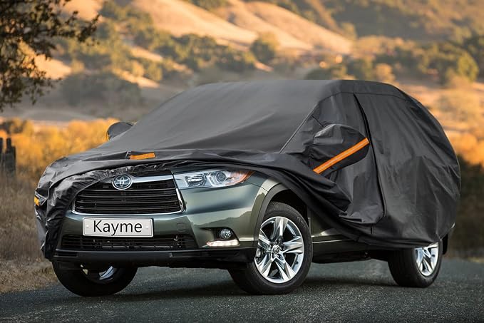 Kayme 7 Layers SUV Car Cover Custom Fit - Image 7