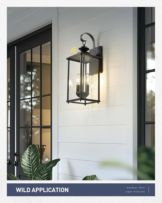 kudos Dusk to Dawn Outdoor Lighting, 18.1 inch Light Sensor Porch Lights - Image 7