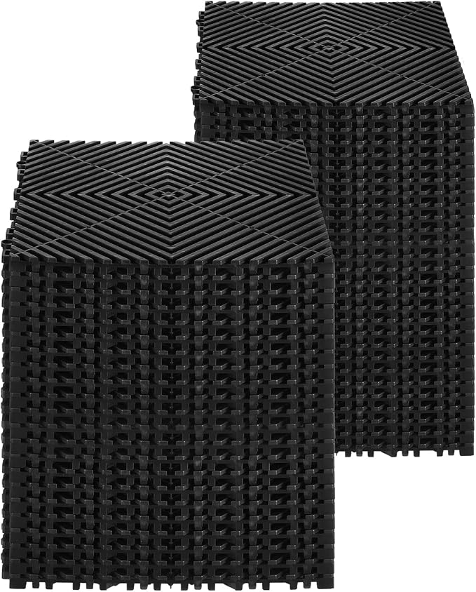 VEVOR Interlocking Drainage Mat, 12” x 12” Modular Interlocking Cushion - Image 10