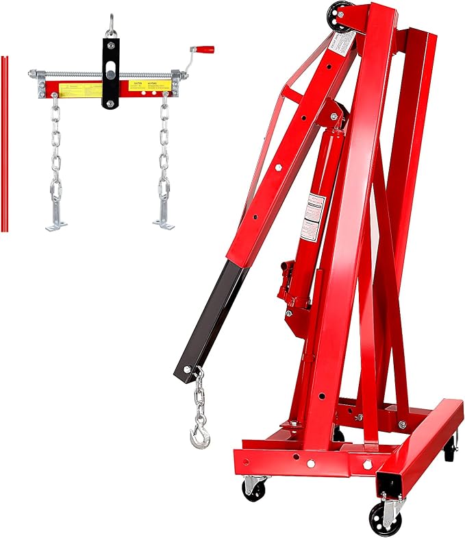 2 Ton Engine Hoist, Folding Cherry Picker Engine Hoist by Unknown