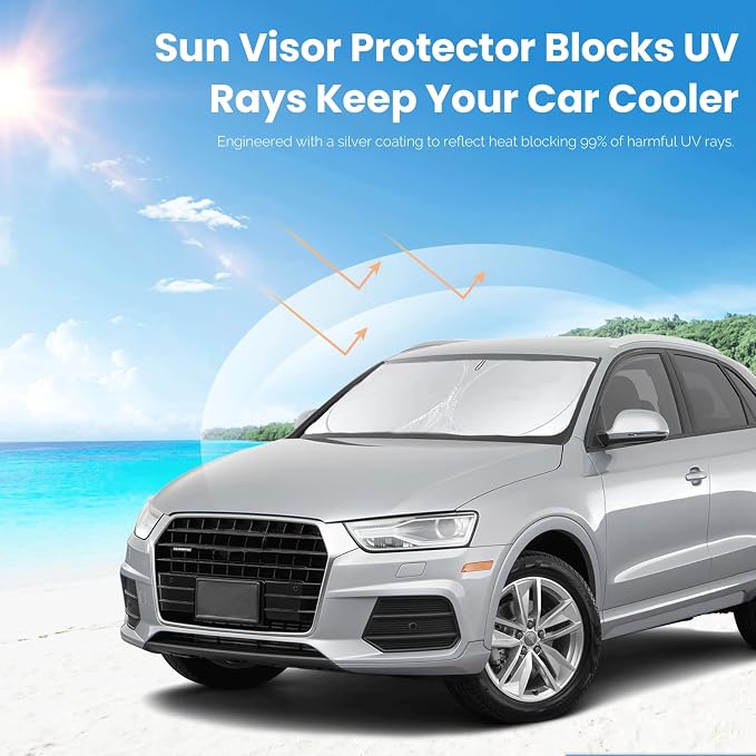Custom fit Q3 Windshield Sunshade - Image 5