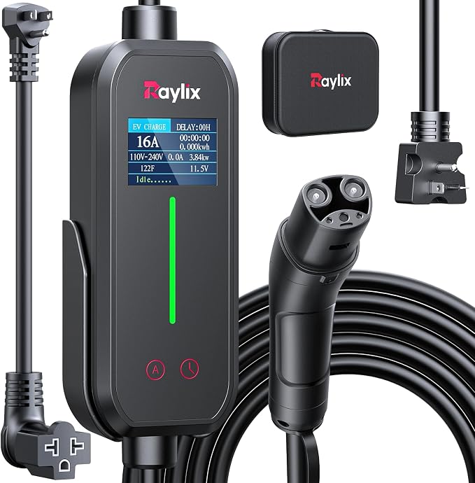 16A Level 1&2 Tesla Charger Tesla Mobile/Home Charger by RaylixUSDirect
