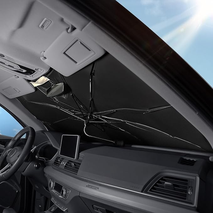 Umbrella Sunshade for Audi Q5 Accessories 2018-2025, Foldable Windshield Cover - Image 7