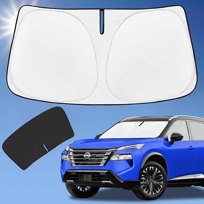 Sun Shade Sunshade for Nissan Rogue Windshield Cover, 4-Layer Front Window by ZOIBVCARSUNSHADE