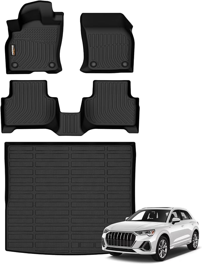 Binmotor-All Weather Car Floor Mats Cargo Liner Set by VisittheBinmotor