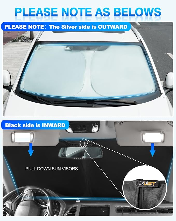 KUST Windshield Sun Shade for BMW 3 Series Accessories 2019-2025 2026 Window - Image 3