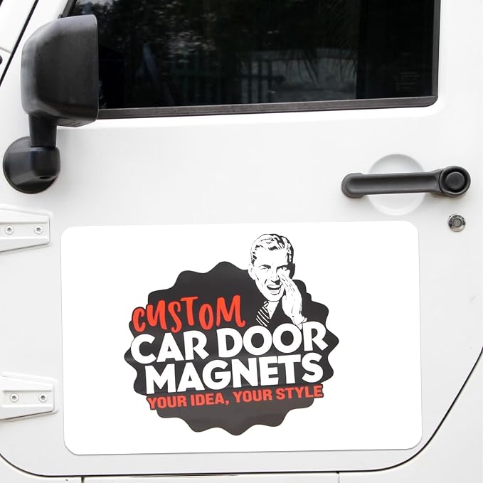 Custom Car Magnet Signs for Businesses 2 pk by Unknown