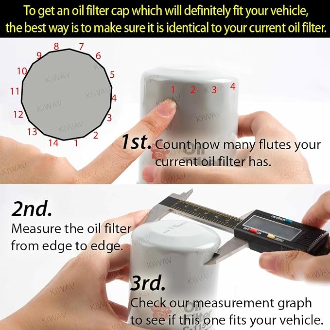 KiWAV Oil Filter Cap Wrench Tool compatible - Image 7
