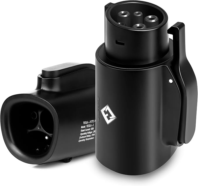 Tesla to J1772 Adapter, 80A 250V Max, Portable and Outdoor EV Adapter, by EVCUBNB