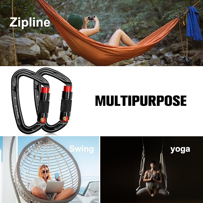 Auto Locking Carabiner Clips - Image 7
