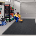 Garage Floor Matting 6.6x8.5 Feet Oil Absorbent Large Rubber Mat Waterproof by JOMMIE+CHEN