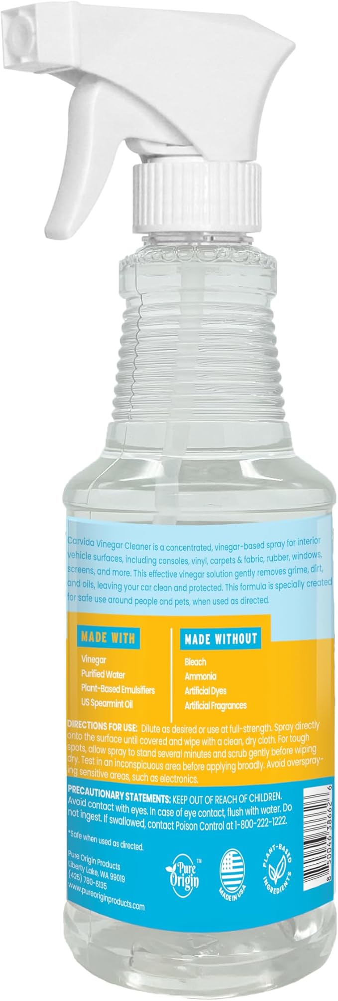 Vinegar Cleaner, Plant-Based, Natural Mint Scent - Image 9