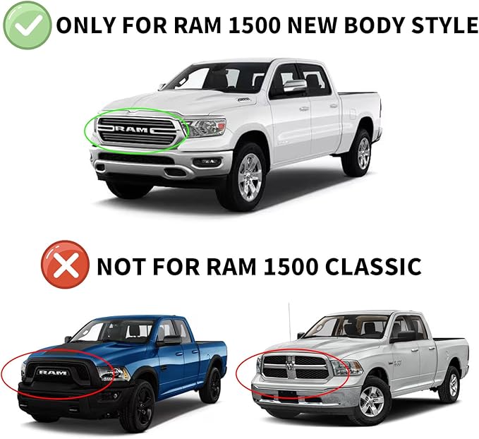 Window Visors Rain Guards for 2019-2025 Dodge Ram 1500 Crew Cab, Out-Channel - Image 2