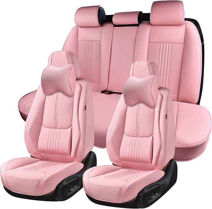 Car Seat Covers Full Set, Front and Rear Seat Covers by BWTJF