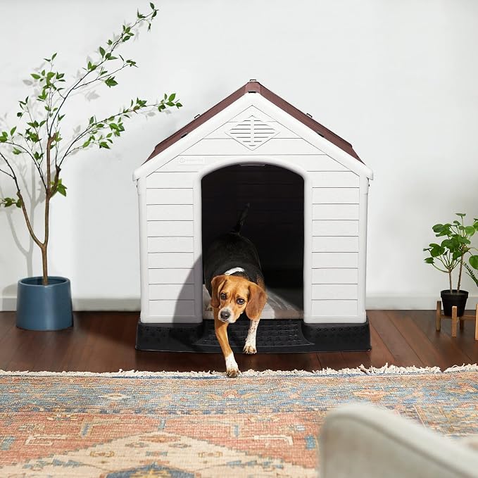 LEMBERI Durable Waterproof Plastic Dog House - Image 2