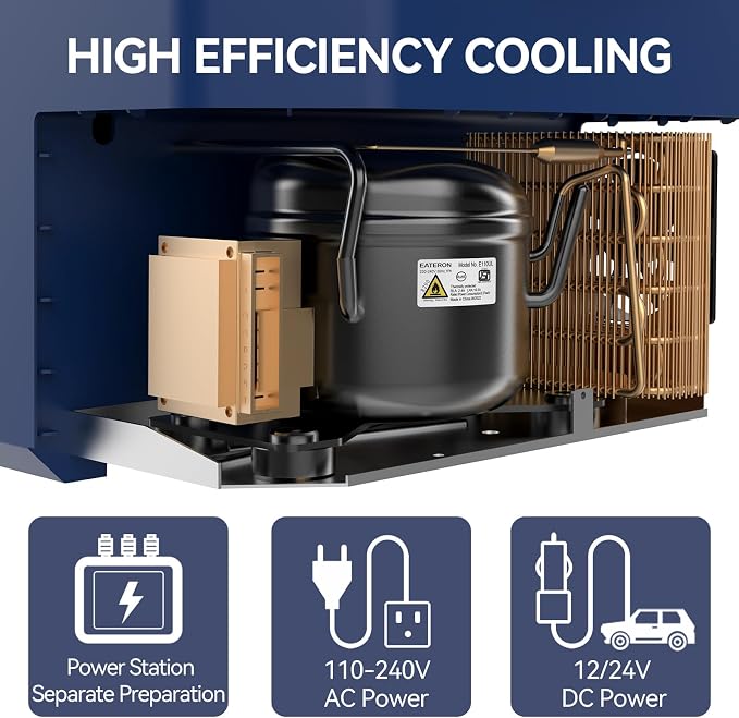 Car Fridge Portable 12V Refrigerator 32 Quart 12 Volt Freezer Compressor Cooler - Image 5