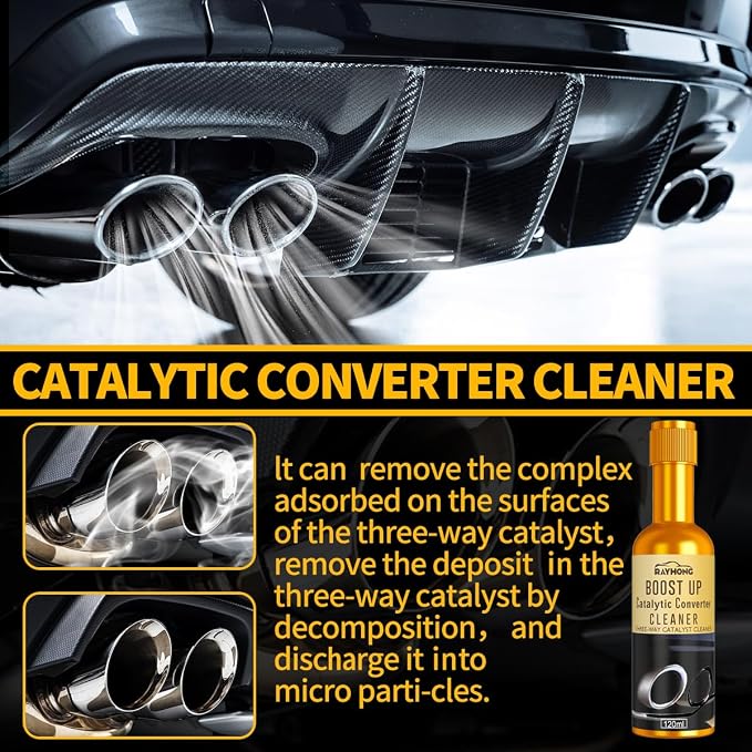 2PCS Catalytic Converter Cleaner Kit, Exhaust System Pipe Carbon Removal - Image 5