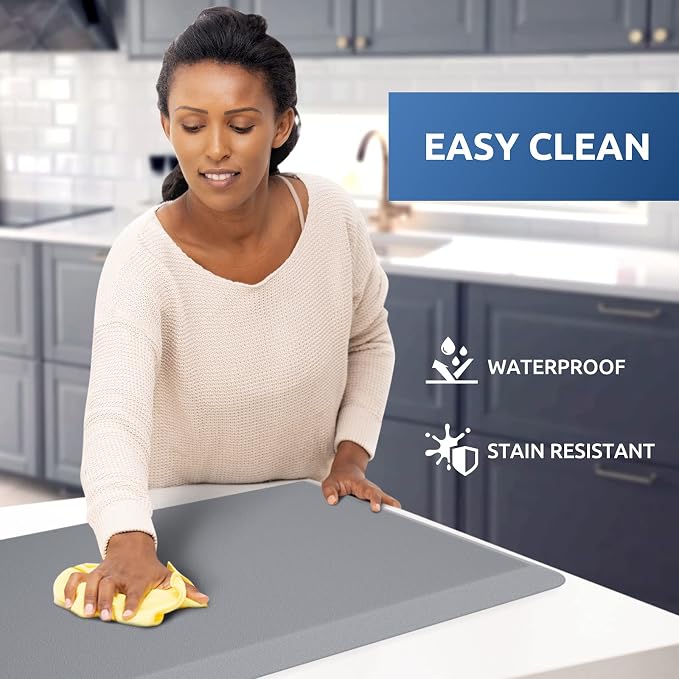 KitchenClouds Kitchen Mat Cushioned Anti Fatigue Kitchen Rug 17.3"x39" - Image 3
