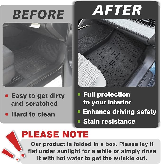 TripleAliners Floor Mats All Weather Liners Compatible - Image 7