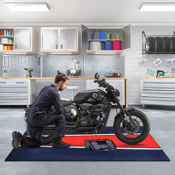Motorcycle Mat, Heavy-Duty Surface - Image 7